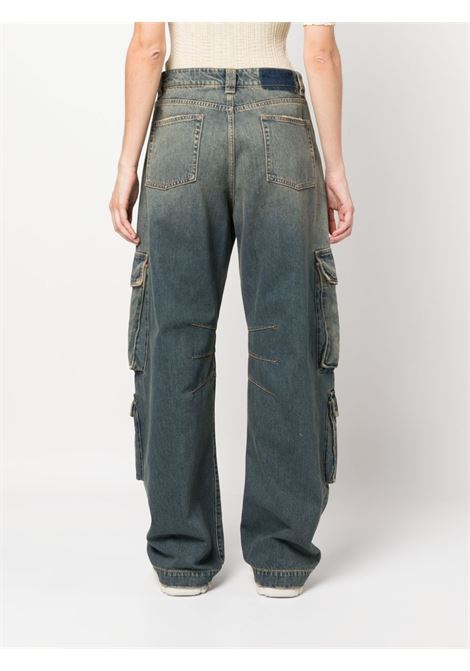 Blue Irina cargo trousers - GOLDEN GOOSE - women GOLDEN GOOSE | GWP01617P00125850100